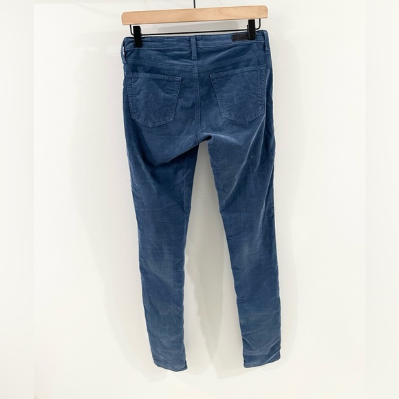 AG Adriano Goldschmied ‘The Legging’ Super Skinny Corduroy Pants Blue Size 26R - Picture 6 of 6